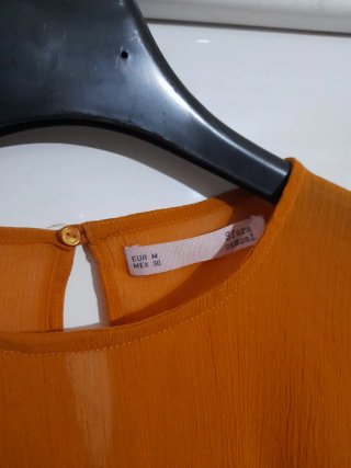 Blusa "Sfera casual" mostaza Talla M