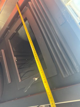 Estufa leña hierro fundido 14kw