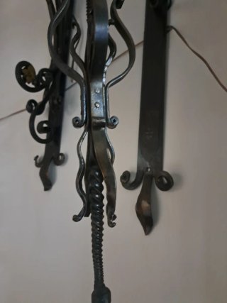Apliques Antorcha Fachada Metal Cristal