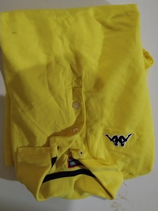 Polo Kappa Uomo Giallo Ottimo Stato