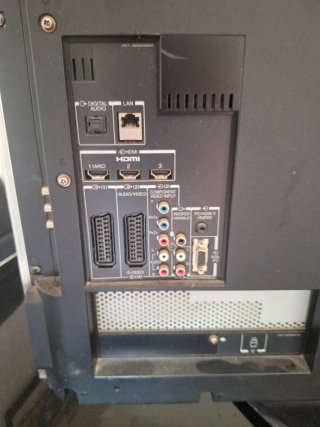 Toshiba Plasma TV Negra para piezas o arreglar