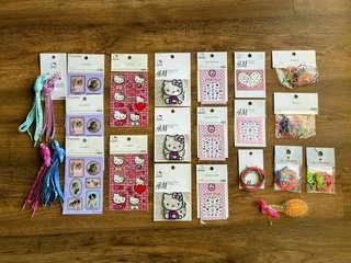 Lote complementos niña Disney y Kitty nuevos