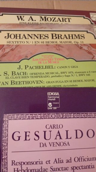 Lote Vinilos Música Clásica Varios ( 85 discos)