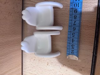 Lote 4 Sillas Juguete Blancas Corazón