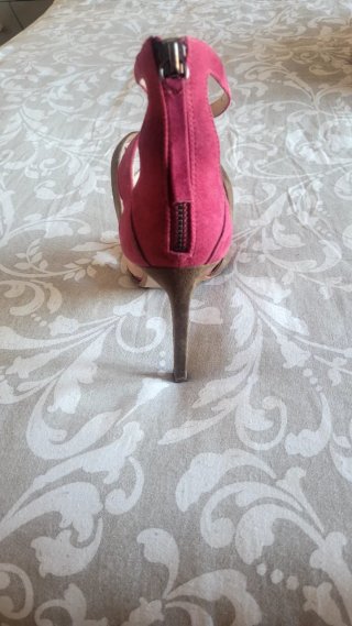 Sandalias Zara Tiras Tacon Talla 38