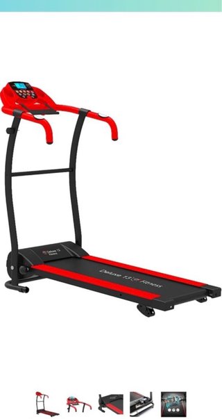 Cinta de Correr Deluxe 13 Fitness Roja