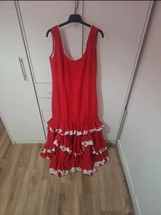Vestido Flamenca Volantes Estampado