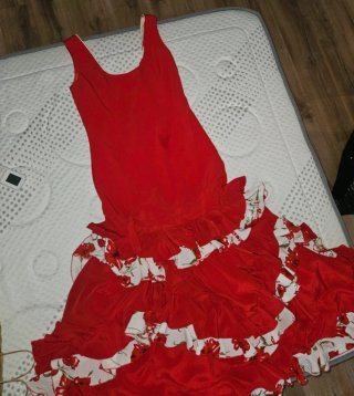 Vestido Flamenca Volantes Estampado