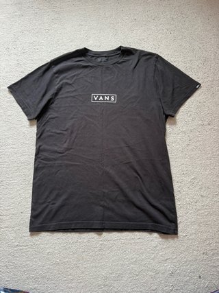 Camiseta Vans Negra Slim Fit