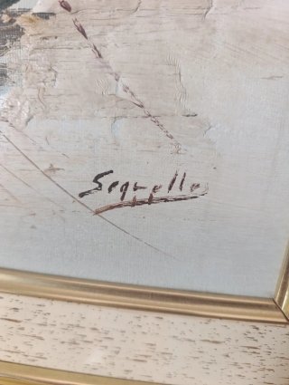 Óleo Segrelles oleo sobre lienzo