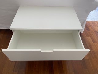 Cómoda NORDLI 2 cajones IKEA blanca