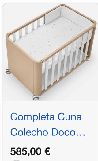 Cuna Colecho Doco Wood 90x50