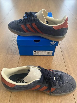 Adidas Gazelle Talla 42.5 Azul/Rojo Originales