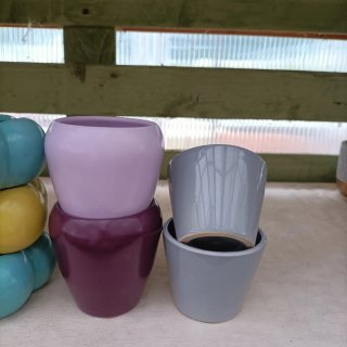 Set 10 Mini Vasi Ceramica Colorati