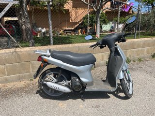 Honda Scoopy Gris Plata
