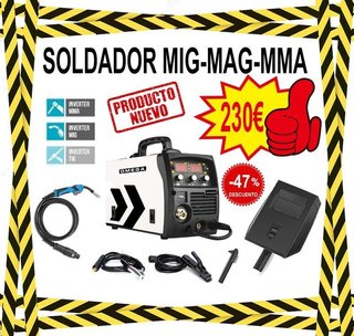 SOLDADORES ELECTRICO MMA, MIG/MAG y TIG