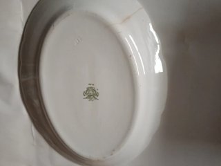 Piatto ovale Laveno in porcellana