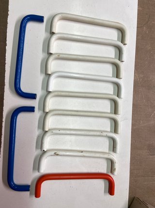 12 Maniglie Tondino di metallo