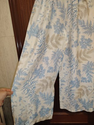 Pantalón de verano estampado mujer de vestir