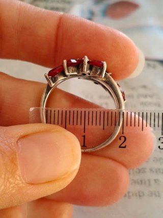 Anillo pétalos,Vintage, plata