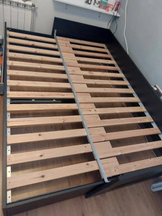 Cama nido IKEA BRIMNES negra