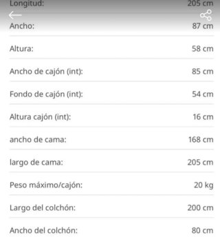 Cama nido IKEA BRIMNES negra