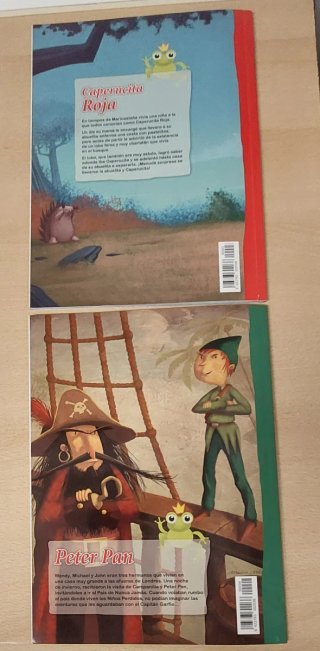Cuentos Caperucita Roja,Peter Pan con actividades