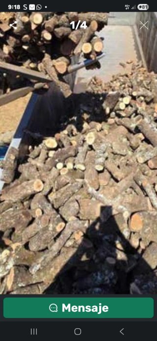 Se regala Leña para chimenea o barbacoa