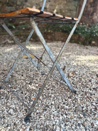 Set tavolo e 2 sedie da giardino vintage