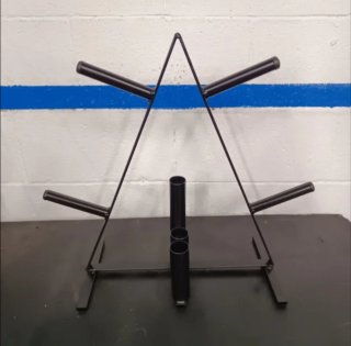 Soporte para discos de pesas tipo decathlon