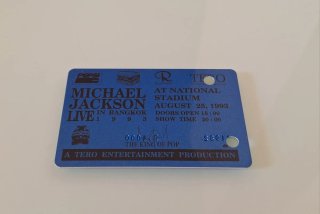 Entrada Michael Jackson Bangkok Dangerous Tour