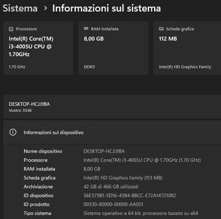 Notebook Dell i3-4005U 8GB RAM HD 500GB