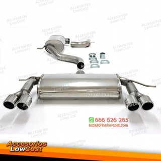 Sistema de escape TA Technix Duplex de acero inox