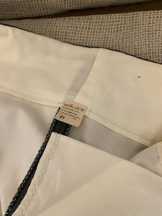 Pantalones de traje flamenco negros, de rayas,