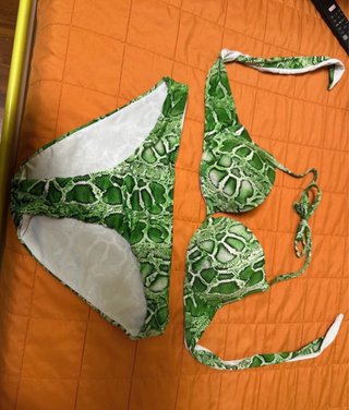 Costume due pezzi fantasia serpente
