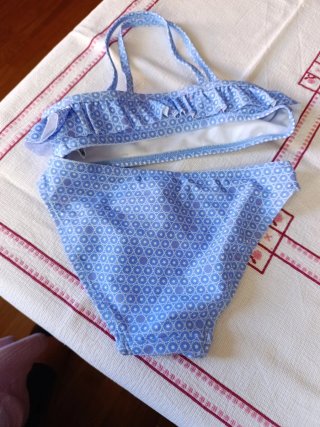 Bikini infantil El Corte Inglés azul