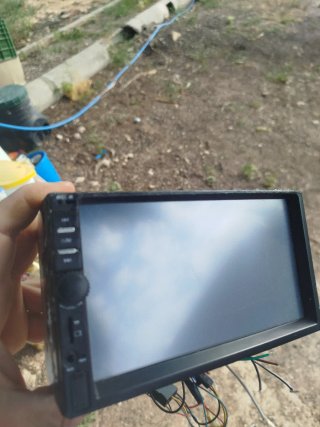 Pantalla Radio Coche Negra
