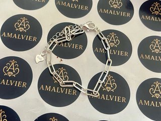 Pulsera Plata Ley Diseño Anclajes