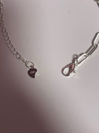 Pulsera Plata Ley Diseño Anclajes