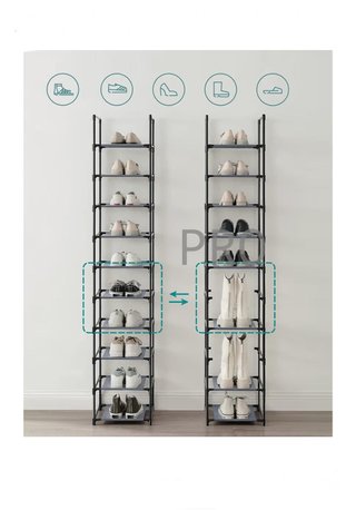 Zapatero, organizador de zapatos, 10 estantes
