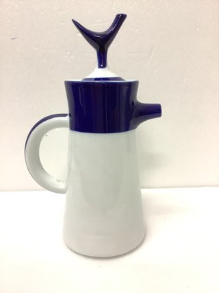 Tetera porcelana Sagardelos azul y blanco