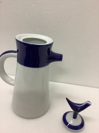 Tetera porcelana Sagardelos azul y blanco
