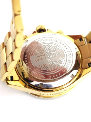 Reloj Lanscotte Cronógrafo Dorado
