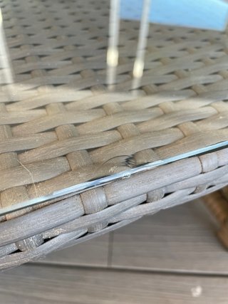 Conjunto Ratan Terraza 2 Sofas y Mesa