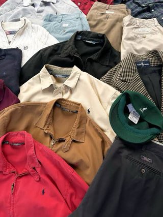 Lote Ropa Polo Ralph Lauren Marrón y Rojo