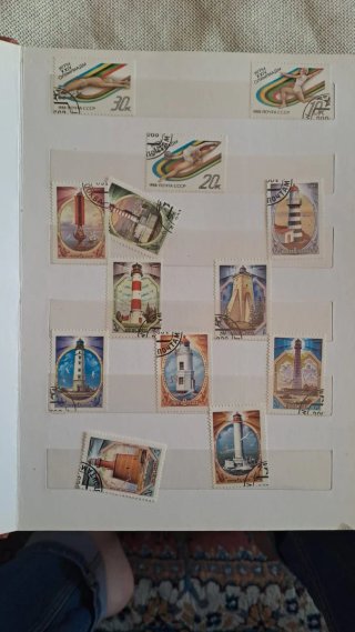 Lote Sellos Antiguos URSS y Bulgaria