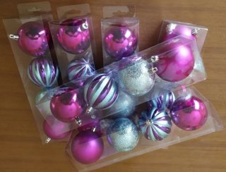 Lotto nuovo 24 decorazioni x albero di Natale