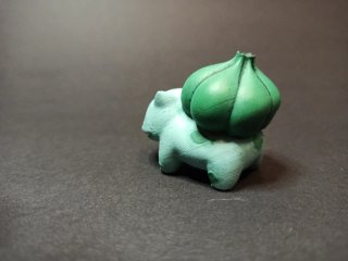 Figura unica Bulbasaur pintada a mano