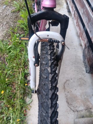 Bicicleta niña rosa talla S