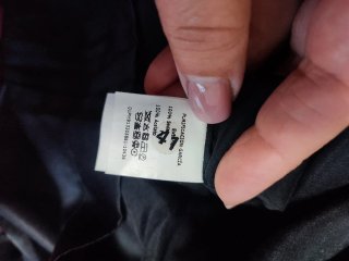 Vestido seda negro volantes